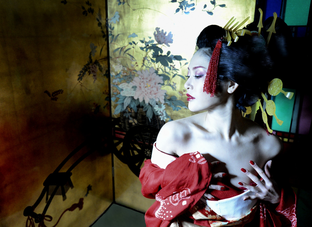 京都の花魁の画像