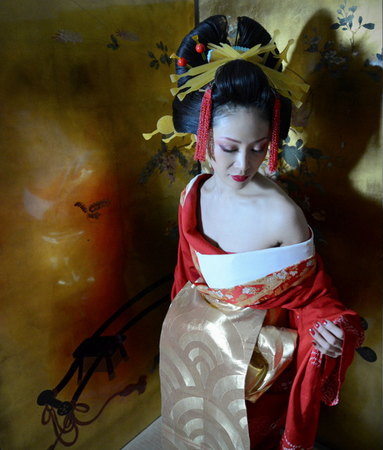 京都の花魁の画像