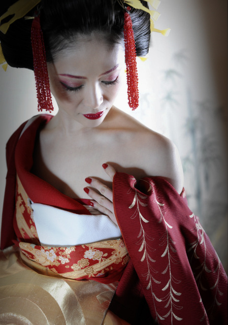 京都の花魁の画像