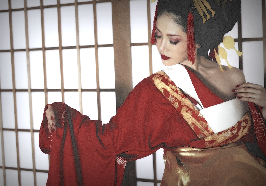 京都の花魁の画像