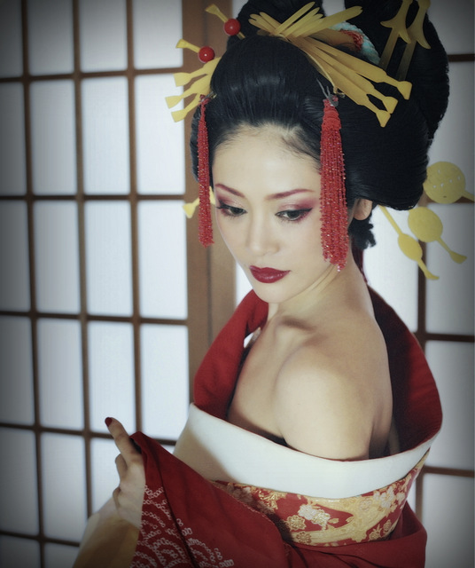 京都の花魁の画像