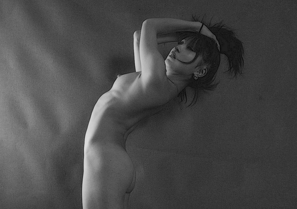 裸婦  作品モデル画像