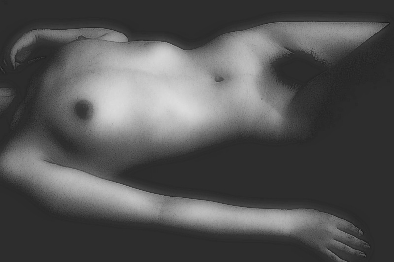 モノクロヌード画像