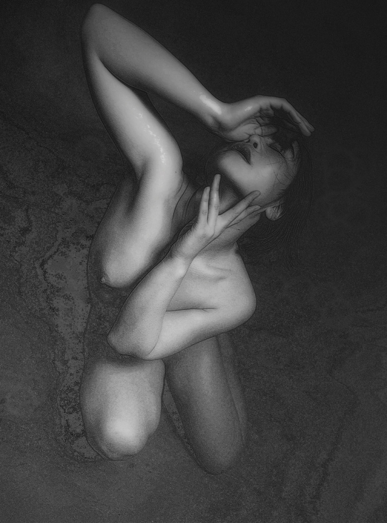 モノクロヌード画像