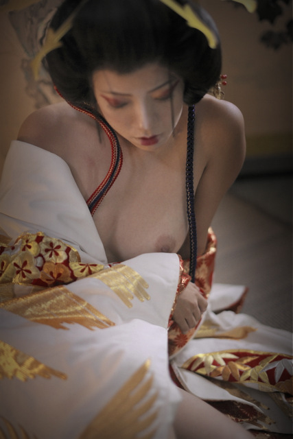 nude Not a geisha, but an oiran