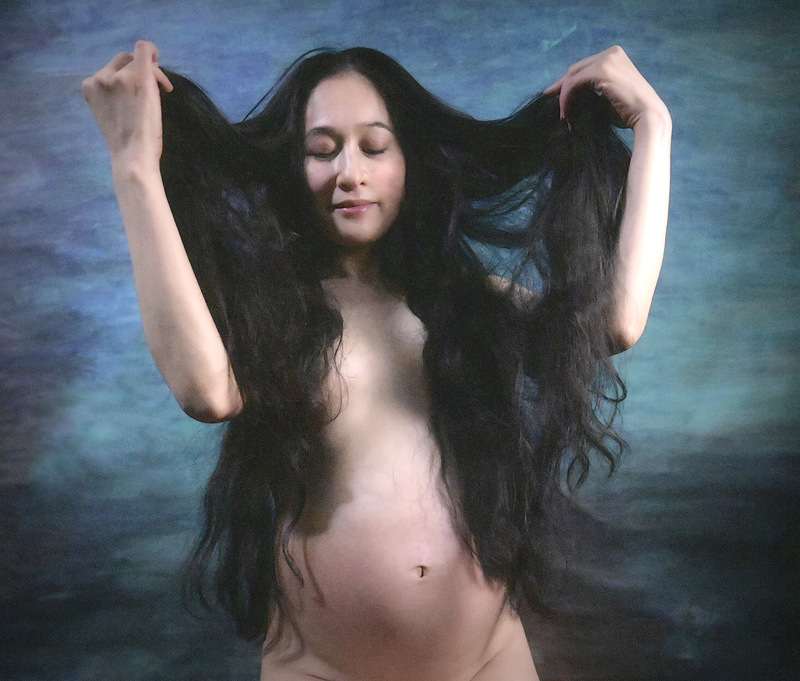 Nourah_Dancer 臨月の女性を撮影